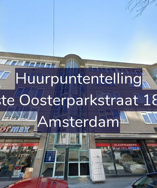 Foto gevel Huurpuntentelling voor Eerste Oosterparkstraat 186-E, Amsterdam