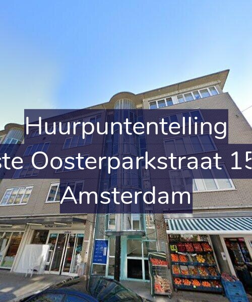 Foto gevel Huurpuntentelling voor Eerste Oosterparkstraat 156-E, Amsterdam