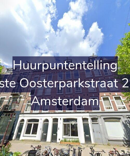 Foto gevel Huurpuntentelling voor Eerste Oosterparkstraat 29-1, Amsterdam
