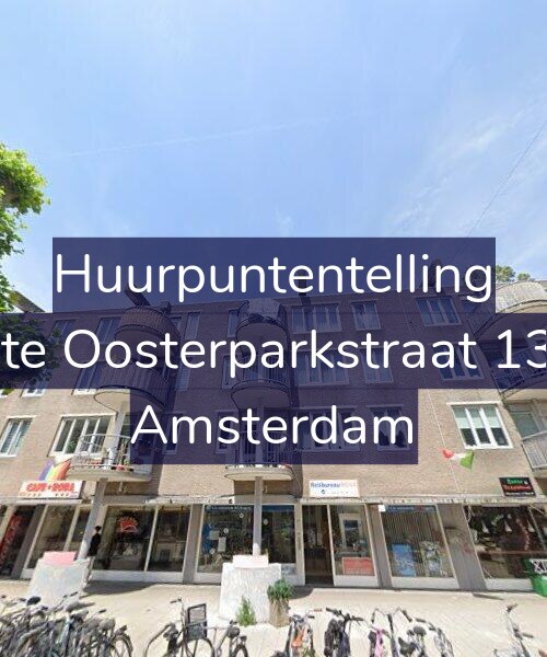 Foto gevel Huurpuntentelling voor Eerste Oosterparkstraat 133-A, Amsterdam