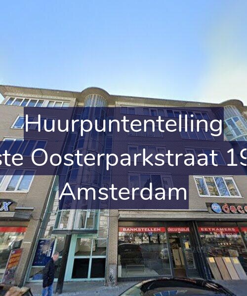Foto gevel Huurpuntentelling voor Eerste Oosterparkstraat 192-L, Amsterdam