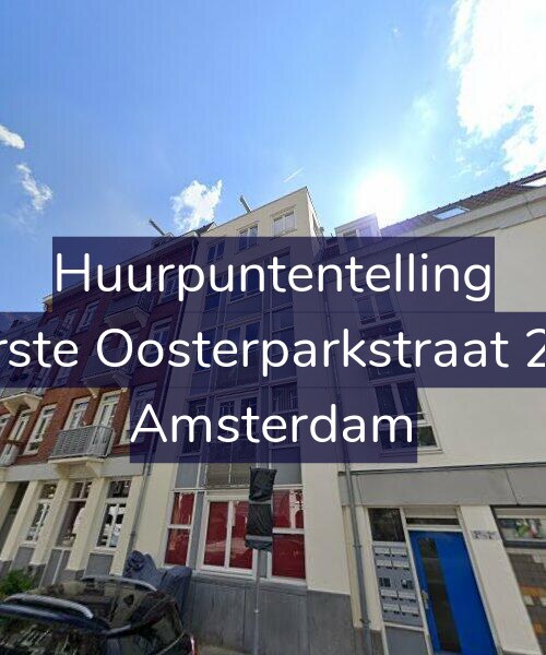 Foto gevel Huurpuntentelling voor Eerste Oosterparkstraat 2-G, Amsterdam