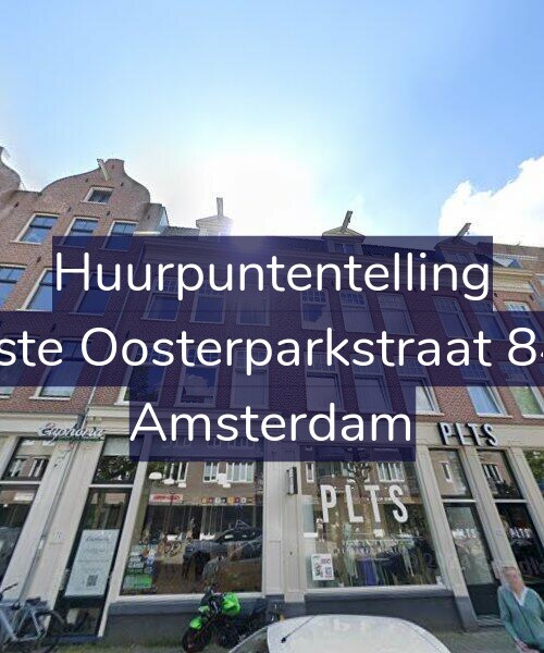 Foto gevel Huurpuntentelling voor Eerste Oosterparkstraat 84-C, Amsterdam