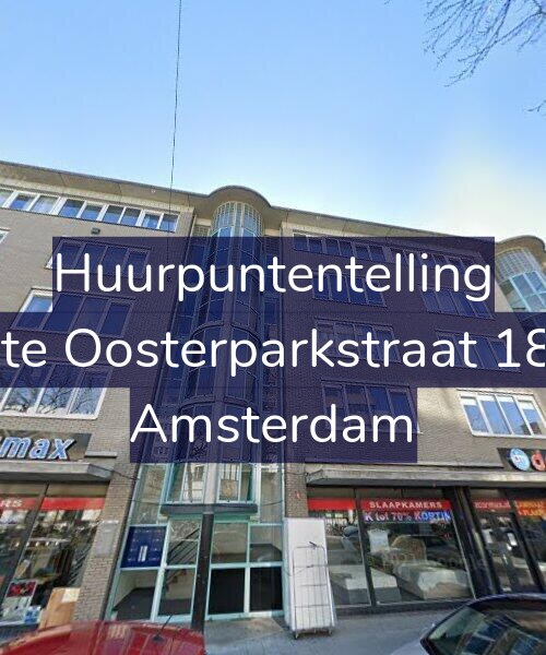 Foto gevel Huurpuntentelling voor Eerste Oosterparkstraat 186-C, Amsterdam