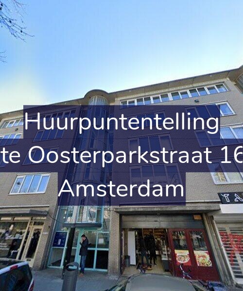 Foto gevel Huurpuntentelling voor Eerste Oosterparkstraat 168-A, Amsterdam