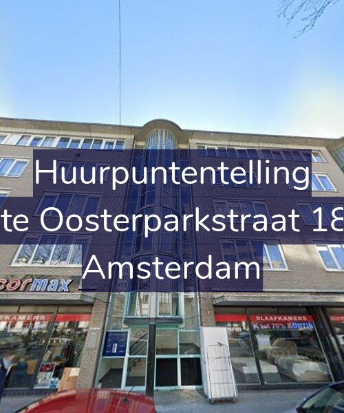 Foto gevel Huurpuntentelling voor Eerste Oosterparkstraat 186-D, Amsterdam
