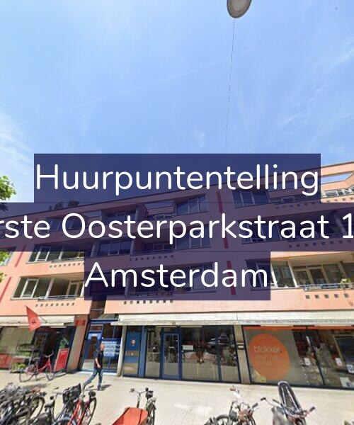 Foto gevel Huurpuntentelling voor Eerste Oosterparkstraat 189, Amsterdam