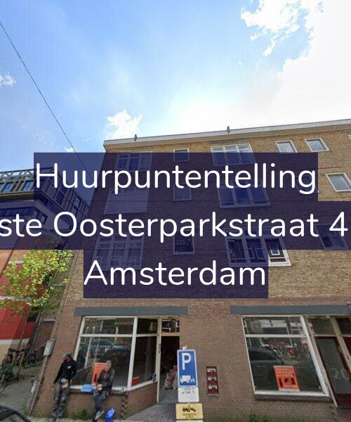 Foto gevel Huurpuntentelling voor Eerste Oosterparkstraat 48-1, Amsterdam