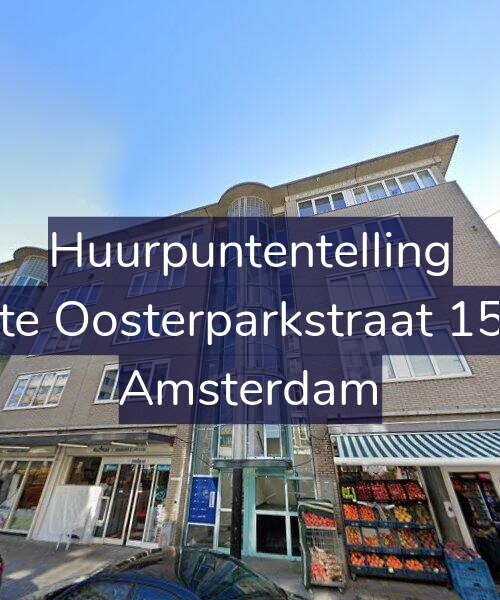 Foto gevel Huurpuntentelling voor Eerste Oosterparkstraat 156-M, Amsterdam