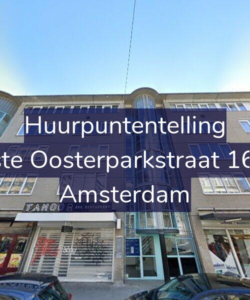 Foto gevel Huurpuntentelling voor Eerste Oosterparkstraat 162-K, Amsterdam