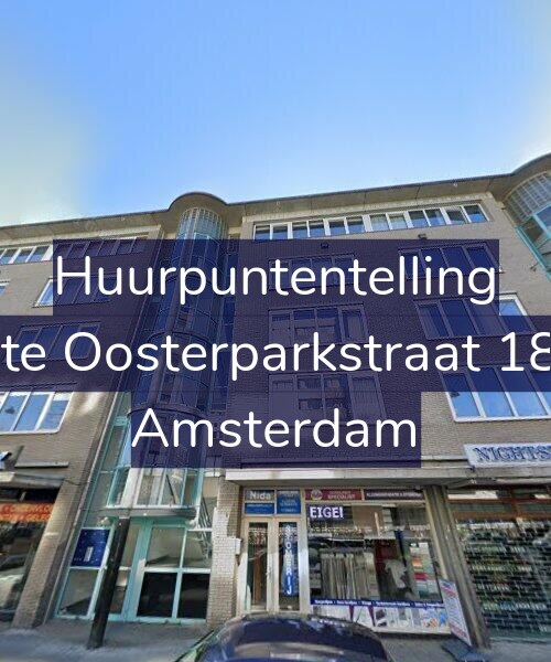 Foto gevel Huurpuntentelling voor Eerste Oosterparkstraat 180-A, Amsterdam