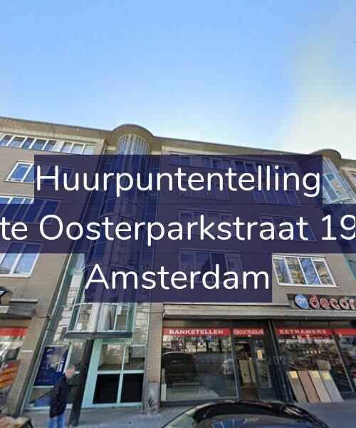 Foto gevel Huurpuntentelling voor Eerste Oosterparkstraat 192-M, Amsterdam