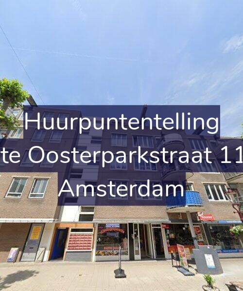 Foto gevel Huurpuntentelling voor Eerste Oosterparkstraat 111-A, Amsterdam