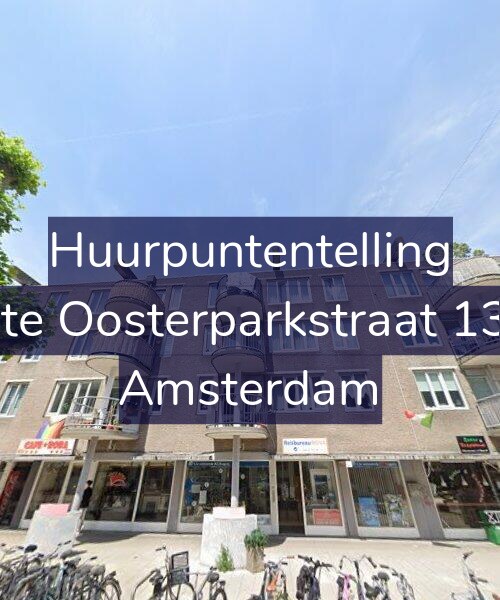 Foto gevel Huurpuntentelling voor Eerste Oosterparkstraat 133-B, Amsterdam