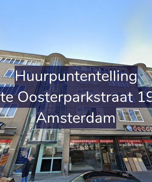 Foto gevel Huurpuntentelling voor Eerste Oosterparkstraat 192-B, Amsterdam