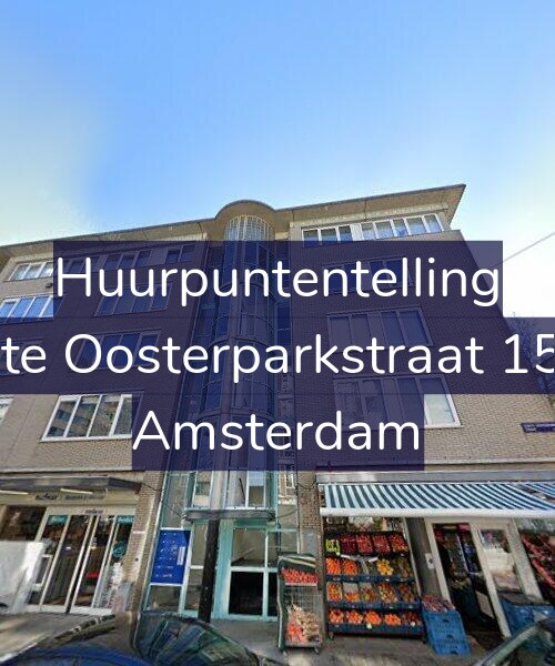 Foto gevel Huurpuntentelling voor Eerste Oosterparkstraat 156-A, Amsterdam