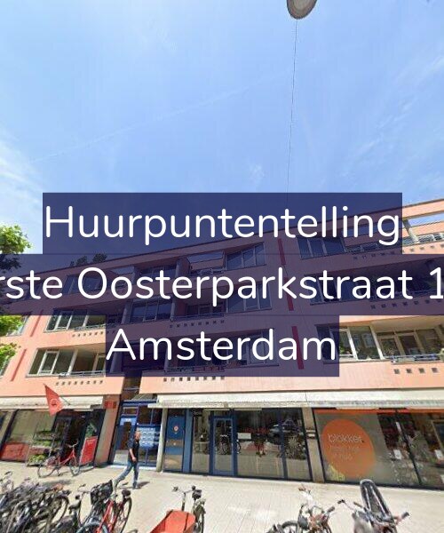 Foto gevel Huurpuntentelling voor Eerste Oosterparkstraat 185, Amsterdam