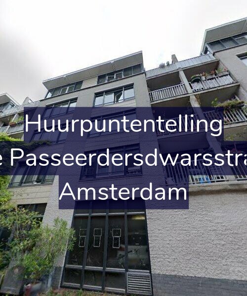 Foto gevel Huurpuntentelling voor Eerste Passeerdersdwarsstraat 24, Amsterdam