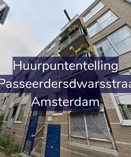 Foto gevel Huurpuntentelling voor Eerste Passeerdersdwarsstraat 11-A, Amsterdam