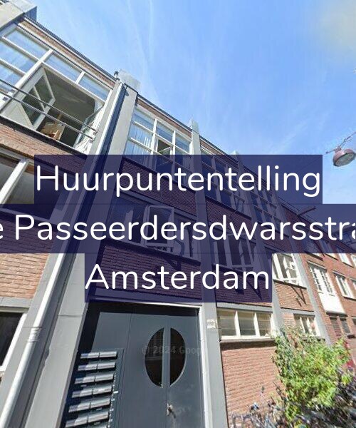 Foto gevel Huurpuntentelling voor Eerste Passeerdersdwarsstraat 98, Amsterdam