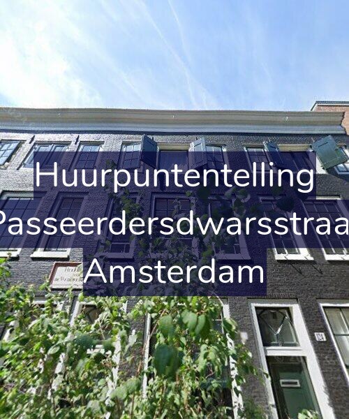 Foto gevel Huurpuntentelling voor Eerste Passeerdersdwarsstraat 126-1, Amsterdam