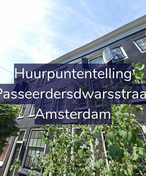 Foto gevel Huurpuntentelling voor Eerste Passeerdersdwarsstraat 128-1, Amsterdam