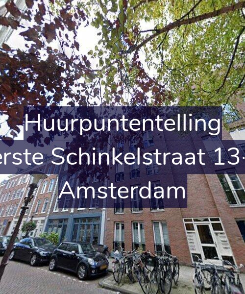 Foto gevel Huurpuntentelling voor Eerste Schinkelstraat 13-A, Amsterdam