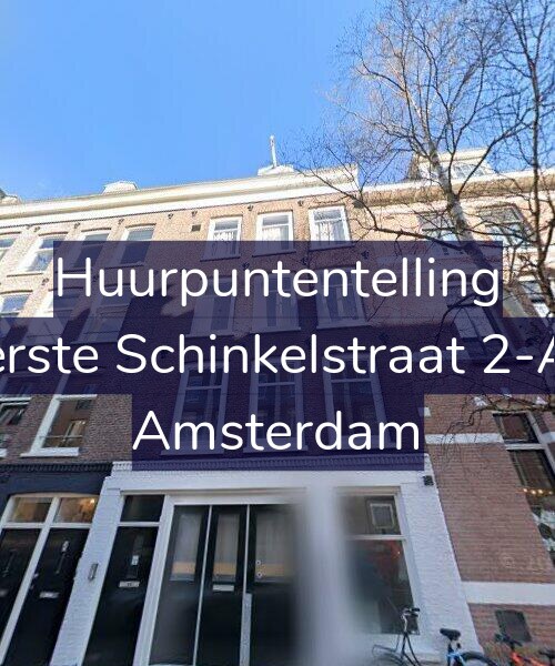 Foto gevel Huurpuntentelling voor Eerste Schinkelstraat 2-A3, Amsterdam