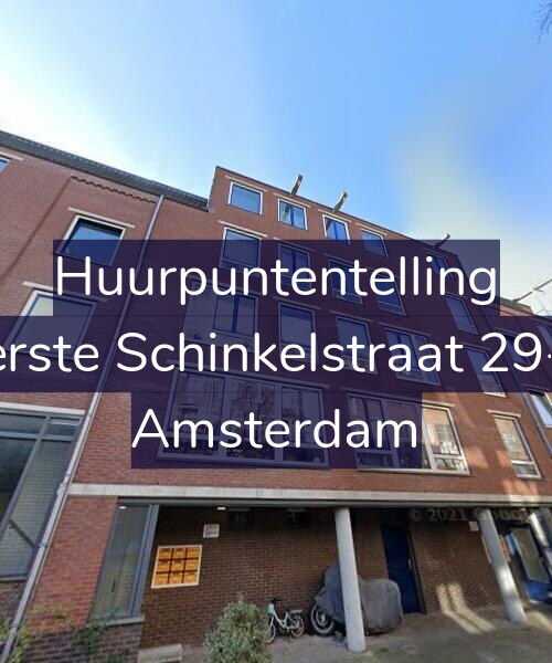 Foto gevel Huurpuntentelling voor Eerste Schinkelstraat 29-C, Amsterdam