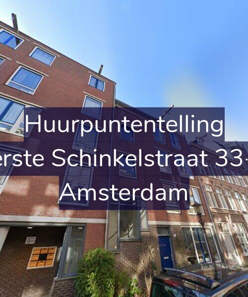 Foto gevel Huurpuntentelling voor Eerste Schinkelstraat 33-A, Amsterdam