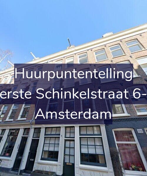 Foto gevel Huurpuntentelling voor Eerste Schinkelstraat 6-1, Amsterdam