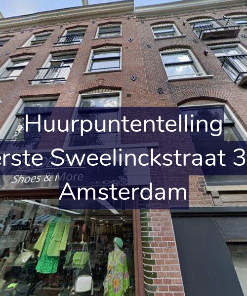 Foto gevel Huurpuntentelling voor Eerste Sweelinckstraat 3-3, Amsterdam