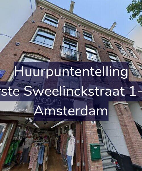Foto gevel Huurpuntentelling voor Eerste Sweelinckstraat 1-A3, Amsterdam