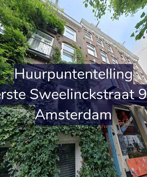 Foto gevel Huurpuntentelling voor Eerste Sweelinckstraat 9-1, Amsterdam