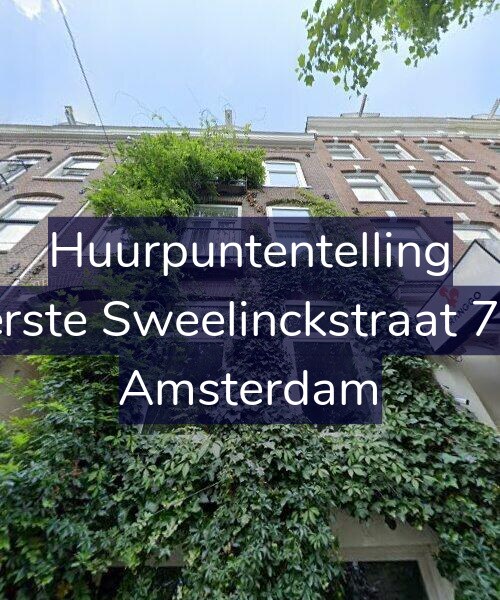 Foto gevel Huurpuntentelling voor Eerste Sweelinckstraat 7-2, Amsterdam
