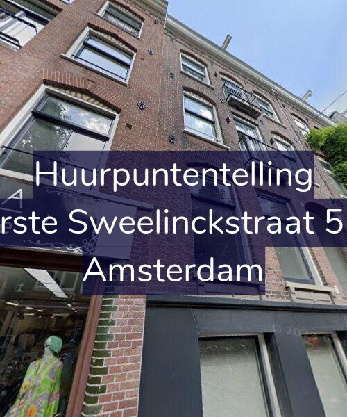 Foto gevel Huurpuntentelling voor Eerste Sweelinckstraat 5-O, Amsterdam