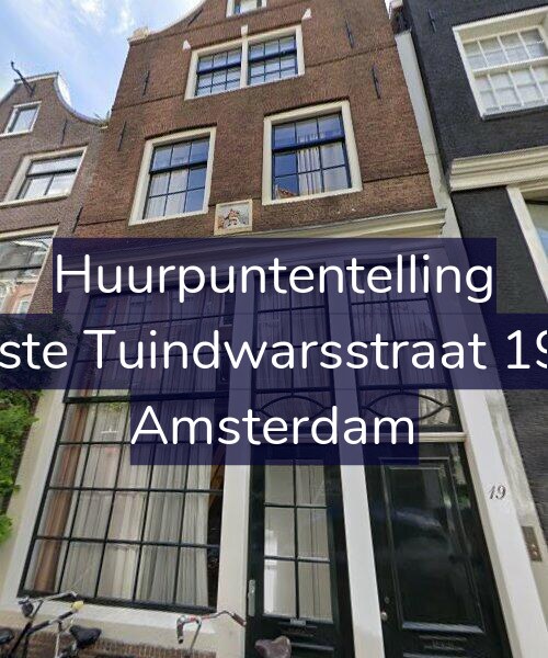 Foto gevel Huurpuntentelling voor Eerste Tuindwarsstraat 19-H, Amsterdam