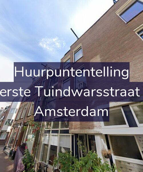 Foto gevel Huurpuntentelling voor Eerste Tuindwarsstraat 5, Amsterdam