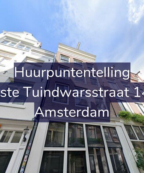 Foto gevel Huurpuntentelling voor Eerste Tuindwarsstraat 14-3, Amsterdam