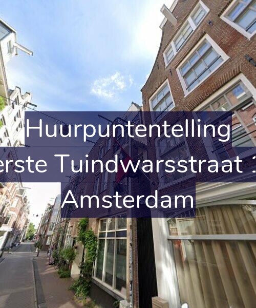 Foto gevel Huurpuntentelling voor Eerste Tuindwarsstraat 11, Amsterdam