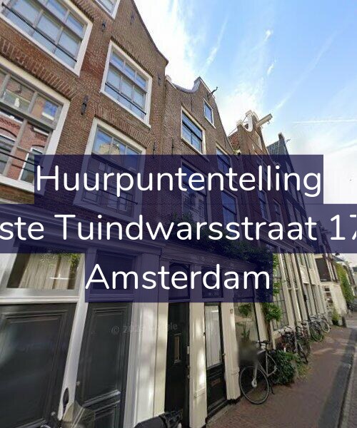 Foto gevel Huurpuntentelling voor Eerste Tuindwarsstraat 17-H, Amsterdam