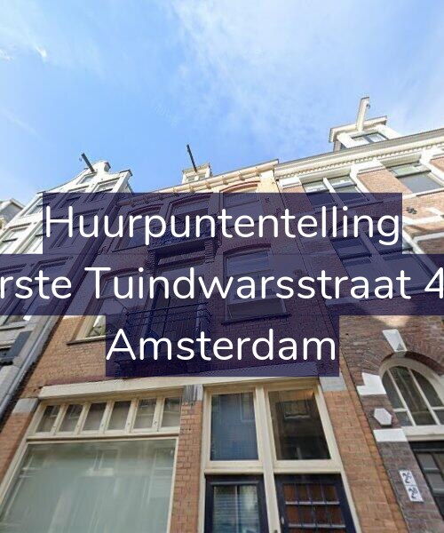 Foto gevel Huurpuntentelling voor Eerste Tuindwarsstraat 4-2, Amsterdam