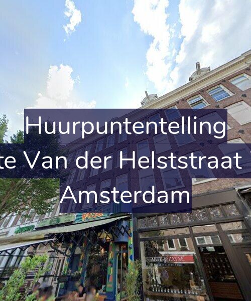 Foto gevel Huurpuntentelling voor Eerste Van der Helststraat 70-2, Amsterdam
