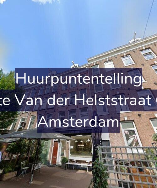 Foto gevel Huurpuntentelling voor Eerste Van der Helststraat 63-1, Amsterdam