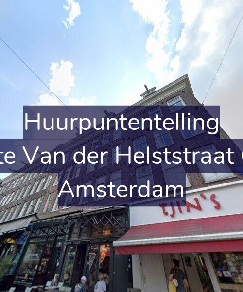 Foto gevel Huurpuntentelling voor Eerste Van der Helststraat 66-2, Amsterdam