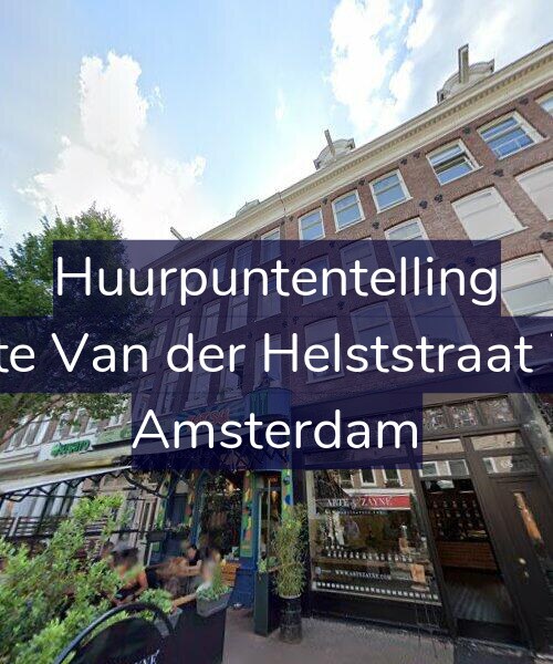 Foto gevel Huurpuntentelling voor Eerste Van der Helststraat 70-1, Amsterdam