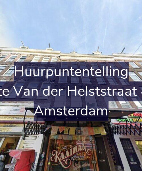 Foto gevel Huurpuntentelling voor Eerste Van der Helststraat 41-3, Amsterdam