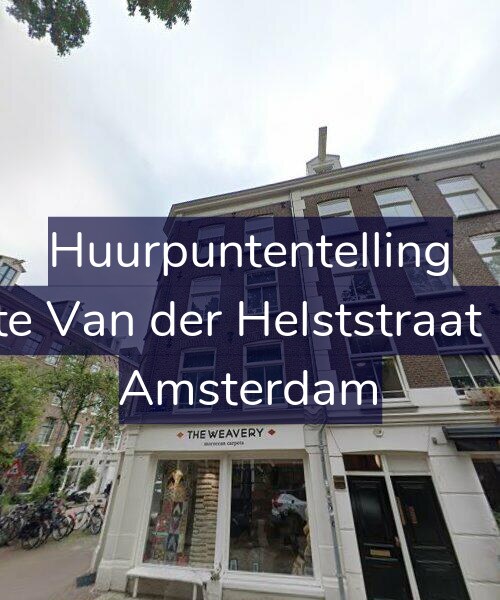 Foto gevel Huurpuntentelling voor Eerste Van der Helststraat 13-1, Amsterdam