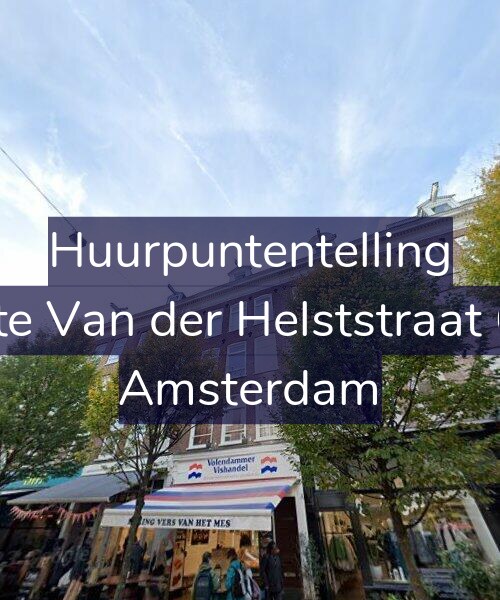 Foto gevel Huurpuntentelling voor Eerste Van der Helststraat 60-2, Amsterdam