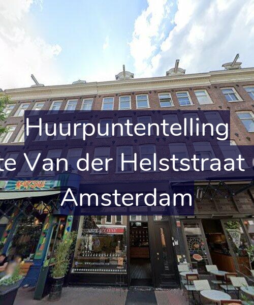 Foto gevel Huurpuntentelling voor Eerste Van der Helststraat 68-1, Amsterdam